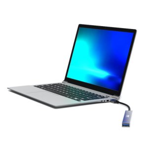 Port Designs 900163 interface hub USB Type-C 5000 Mbit/s Silver