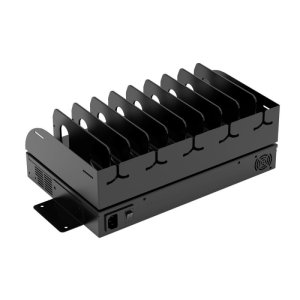 Port Designs 903001 charging station organizer Desktop mounted Metal Black