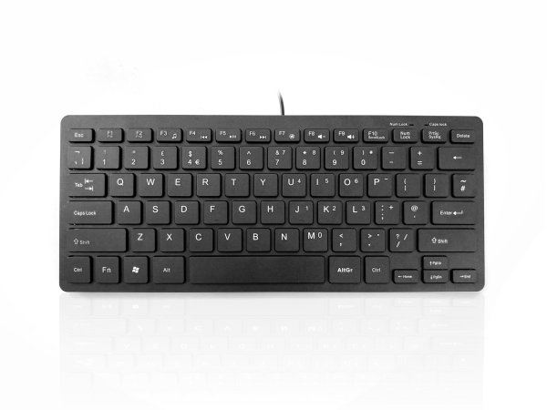 Accuratus 395 V2 keyboard Universal USB QWERTY UK English Black