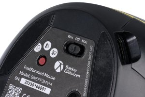 BakkerElkhuizen FastForward mouse Office Right-hand RF Wireless + Bluetooth + USB Type-C Optical 500 DPI