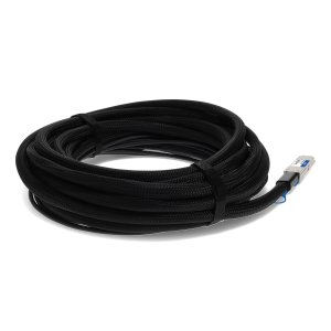 AddOn Networks ADD-QDESJU-PDAC2M InfiniBand/fibre optic cable 2 m QSFP+ 4x SFP+ Black, Silver