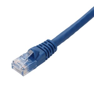 AddOn Networks 2m Blue Cat 6A LSZH Ethernet Cable Snagless Bubble Boot RJ-45 M/M