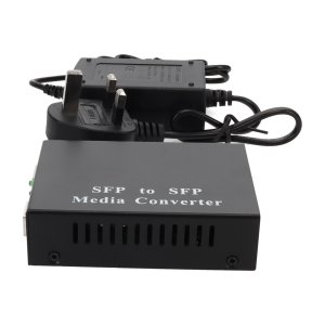 AddOn Networks ADD-GMC-2SFP-UK network media converter 1000 Mbit/s 1550 nm Multi-mode, Single-mode Black