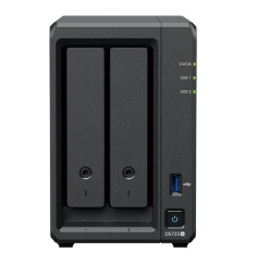 Synology DP320 NAS/storage server Desktop R1600 8 GB 16 TB Black
