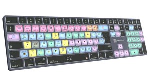 Logickeyboard LKB-FCPX10-TM-UK keyboard Office Bluetooth QWERTY English Grey, Titanium