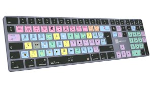Logickeyboard LKB-FCPX10-TM-UK keyboard Office Bluetooth QWERTY English Grey, Titanium
