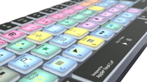 Logickeyboard LKB-FCPX10-TM-UK keyboard Office Bluetooth QWERTY English Grey, Titanium