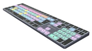 Logickeyboard LKB-FCPX10-TM-UK keyboard Office Bluetooth QWERTY English Grey, Titanium