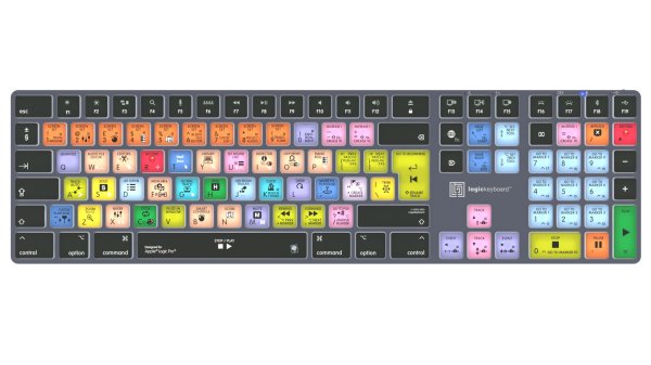 Logickeyboard LKB-LOGXP2-TM-UK keyboard Office Bluetooth QWERTY English Grey, Titanium