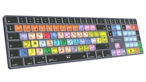 Logickeyboard LKB-LOGXP2-TM-UK keyboard Office Bluetooth QWERTY English Grey, Titanium