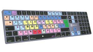 Logickeyboard LKB-MCOM4-TM-UK keyboard Office Bluetooth QWERTY English Grey, Titanium