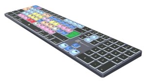 Logickeyboard LKB-MCOM4-TM-UK keyboard Office Bluetooth QWERTY English Grey, Titanium