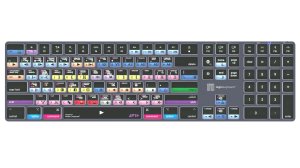 Logickeyboard LKB-MCOMP-TM-UK keyboard Office Bluetooth QWERTY English Grey, Titanium