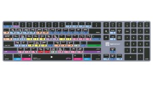 Logickeyboard LKB-MCOMP-TM-UK keyboard Office Bluetooth QWERTY English Grey, Titanium