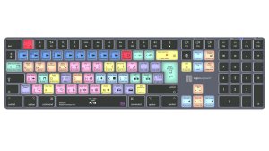Logickeyboard LKB-PPROCC-TM-UK keyboard Office Bluetooth QWERTY English Grey, Titanium