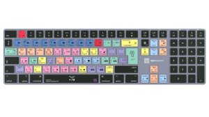 Logickeyboard LKB-PPROCC-TM-UK keyboard Office Bluetooth QWERTY English Grey, Titanium