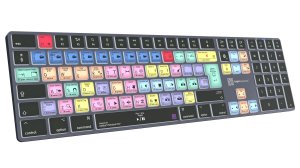 Logickeyboard LKB-PPROCC-TM-UK keyboard Office Bluetooth QWERTY English Grey, Titanium
