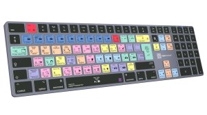 Logickeyboard LKB-PPROCC-TM-UK keyboard Office Bluetooth QWERTY English Grey, Titanium
