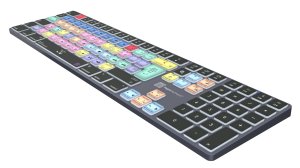 Logickeyboard LKB-PPROCC-TM-UK keyboard Office Bluetooth QWERTY English Grey, Titanium