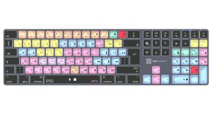 Logickeyboard LKB-PT-TM-UK keyboard Office Bluetooth QWERTY English Grey, Titanium