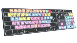 Logickeyboard LKB-PT-TM-UK keyboard Office Bluetooth QWERTY English Grey, Titanium