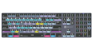 Logickeyboard LKB-RESB-TM-UK keyboard Office Bluetooth QWERTY English Grey, Titanium