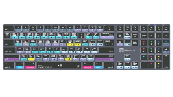Logickeyboard LKB-RESB-TM-UK keyboard Office Bluetooth QWERTY English Grey, Titanium