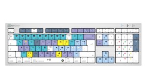 Logickeyboard LKB-RESC-CWMU-UK keyboard Office USB QWERTY English Silver