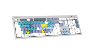 Logickeyboard LKB-RESC-CWMU-UK keyboard Office USB QWERTY English Silver
