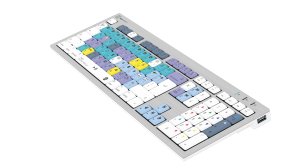 Logickeyboard LKB-RESC-CWMU-UK keyboard Office USB QWERTY English Silver