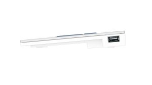 Logickeyboard LKB-RESC-CWMU-UK keyboard Office USB QWERTY English Silver