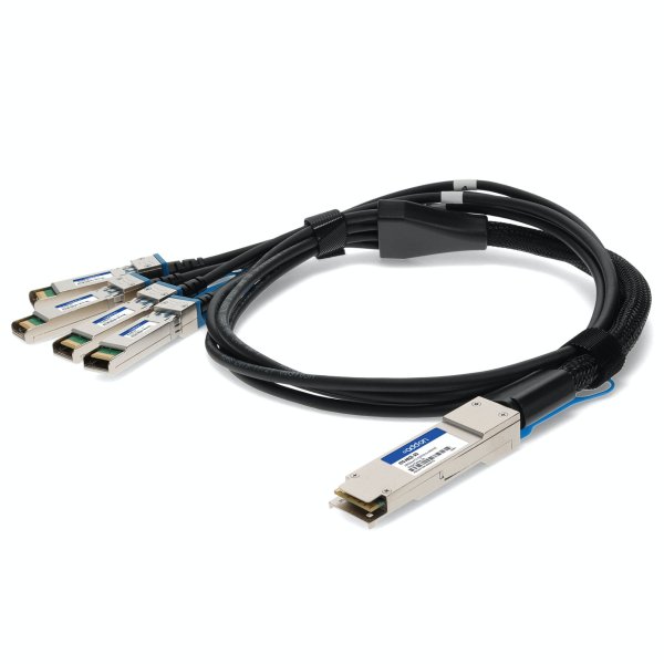 AddOn Networks 470-ABQF-AO InfiniBand/fibre optic cable 2 m QSFP28 4x SFP28 Black