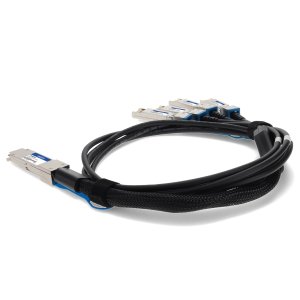 AddOn Networks 470-ABQF-AO InfiniBand/fibre optic cable 2 m QSFP28 4x SFP28 Black
