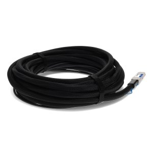 AddOn Networks 470-AEGH-AO InfiniBand/fibre optic cable 3 m QSFP+ 4x SFP+ DAC Black, Stainless steel