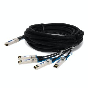 AddOn Networks 470-AEGN-AO InfiniBand/fibre optic cable 5 m QSFP+ 4x SFP+ Black
