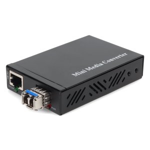 AddOn Networks ADD-FMCMN-LX-2LC network media converter 100 Mbit/s 1310 nm Single-mode Black