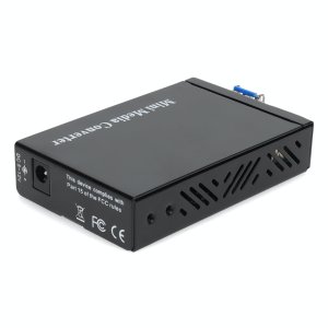 AddOn Networks ADD-FMCMN-LX-2LC network media converter 100 Mbit/s 1310 nm Single-mode Black