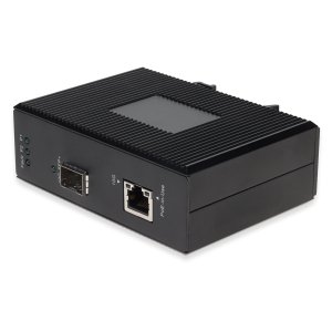 AddOn Networks 100/1000/10000Base-TX(RJ-45) to Open SFP+ Port POE 90W Industrial Media Converter