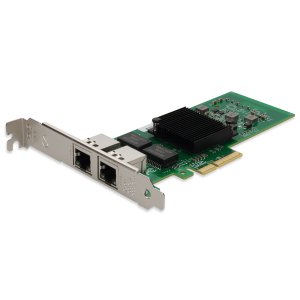 AddOn Networks 10/100/1000Mbs Dual RJ-45 Port 100m PCIe 2.0 x1 Network Interface Card Intel 82576 Chipset based on Intel 82576 Chipset