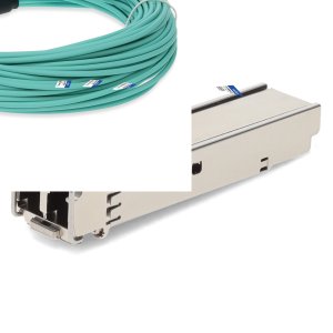 AddOn Networks Cisco QSFP-4SFP25G-AOC20M to Mellanox MFA2P10-A020 Compatible TAA Compliant 100GBase-AOC QSFP28 to 4xSFP28 Active Optical Cable (850nm, MMF, 20m)
