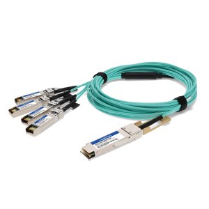 AddOn Networks ADD-Q28CIS28MX-O5M InfiniBand/fibre optic cable 5 m QSFP28 4x SFP28 AOC Aqua colour