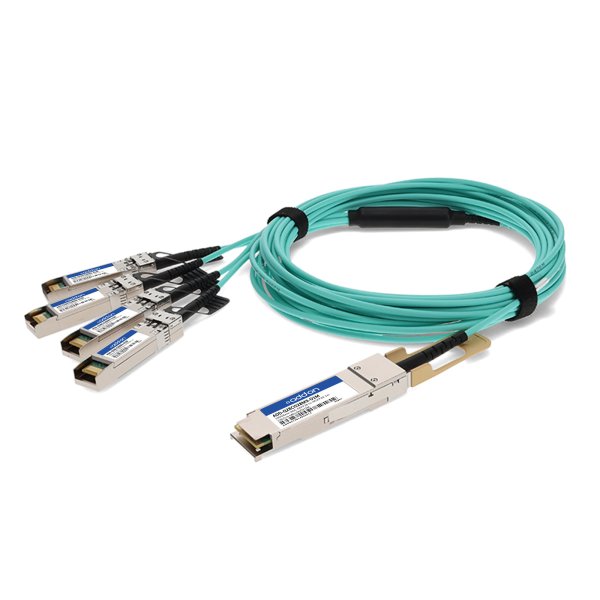AddOn Networks ADD-Q28CIS28MX-O7M InfiniBand/fibre optic cable 7 m QSFP28 4x SFP28 AOC Aqua colour