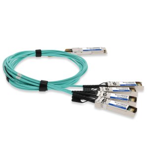 AddOn Networks Juniper Networks JNP-100G-AOC-2M to Intel XXVAOCBL2M Compatible TAA Compliant 100GBase-AOC QSFP28 to 4xSFP28 Direct Attach Cable (850nm, MMF, 2m)