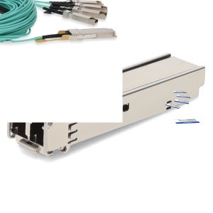 AddOn Networks Dell AOC-Q28-4SFP28-25G-25M Compatible TAA Compliant 100GBase-AOC QSFP28 to 4xSFP28 Direct Attach Cable (850nm, MMF, 25m)