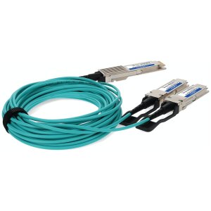 AddOn Networks AOC-Q28DD-2Q28-100G-3M-AO InfiniBand/fibre optic cable QSFP28-DD 2x QSFP28 Green