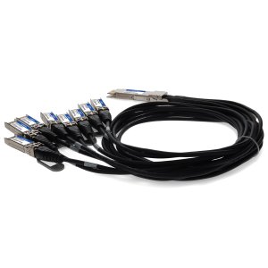 AddOn Networks Arista Networks CAB-D-8S-400G-2M Compatible TAA Compliant 400GBase-CU QSFP-DD 400G to 8xSFP56 Direct Attach Cable (Passive Twinax, 1m)