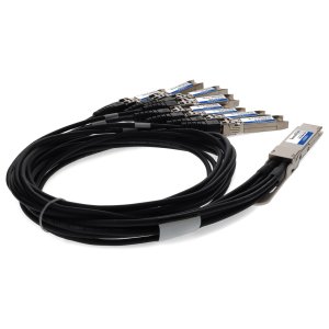 AddOn Networks Arista Networks CAB-D-8S-400G-2M Compatible TAA Compliant 400GBase-CU QSFP-DD 400G to 8xSFP56 Direct Attach Cable (Passive Twinax, 1m)