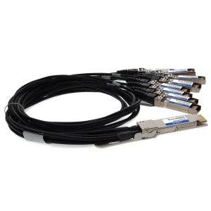 AddOn Networks Arista Networks CAB-D-8S-400G-2M Compatible TAA Compliant 400GBase-CU QSFP-DD 400G to 8xSFP56 Direct Attach Cable (Passive Twinax, 1m)