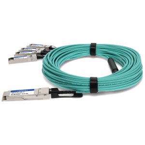AddOn Networks CAB-Q-S-AOC-20M-AO InfiniBand/fibre optic cable 5 m QSFP28 4xSFP+ Aqua colour