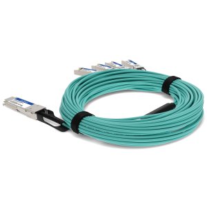 AddOn Networks CAB-Q-S-AOC-20M-AO InfiniBand/fibre optic cable 5 m QSFP28 4xSFP+ Aqua colour